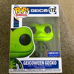 geico gecko funk pop - limited edition.